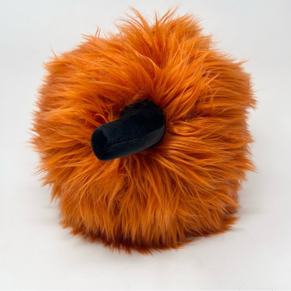 Cupcakes & Cashmere Round Fuzzy Pumpkin Decorative Pillow Whimsical Fun - Picture 4 of 7